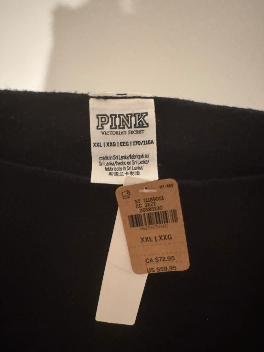 PINK Victoria's Secret XXL Sweatshirt & Leggings Set