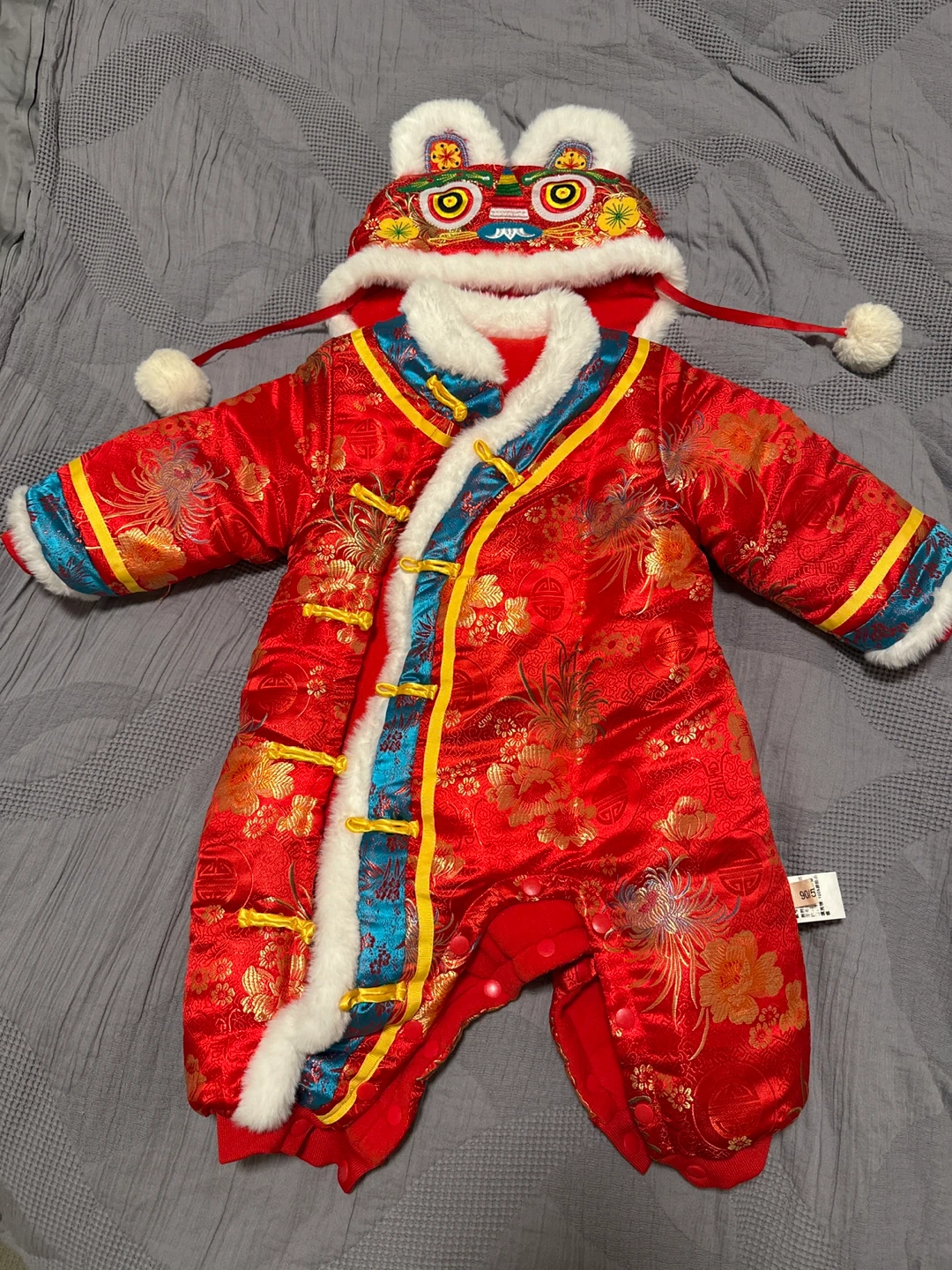 Size 90cm Red Chinese New Year Baby Outfit