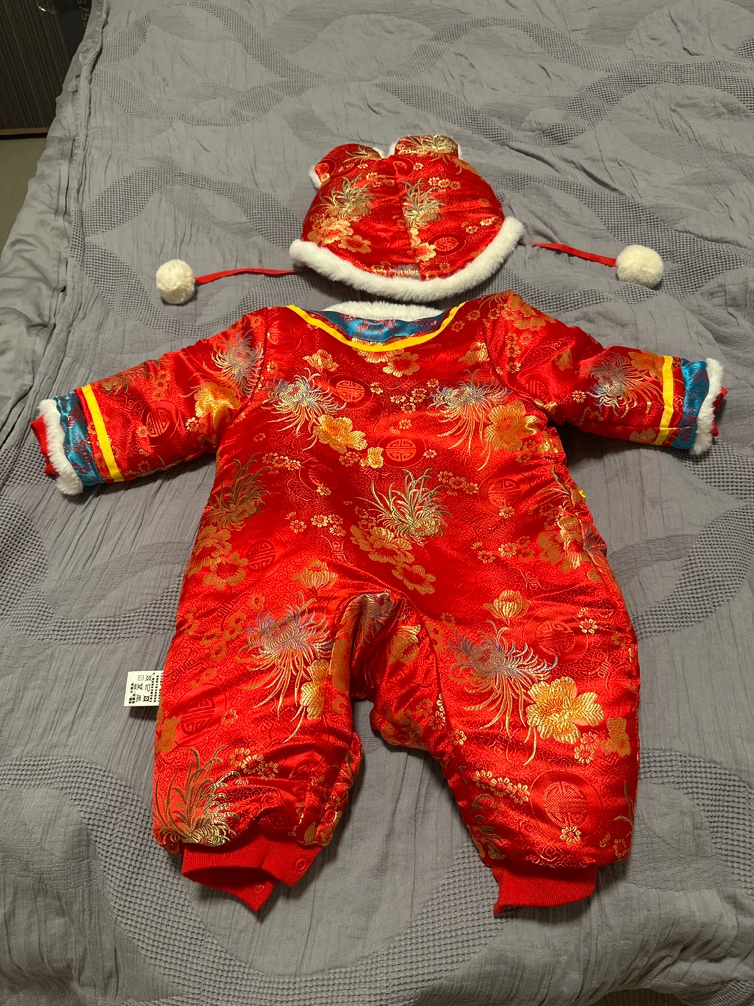 Size 90cm Red Chinese New Year Baby Outfit - photo 2