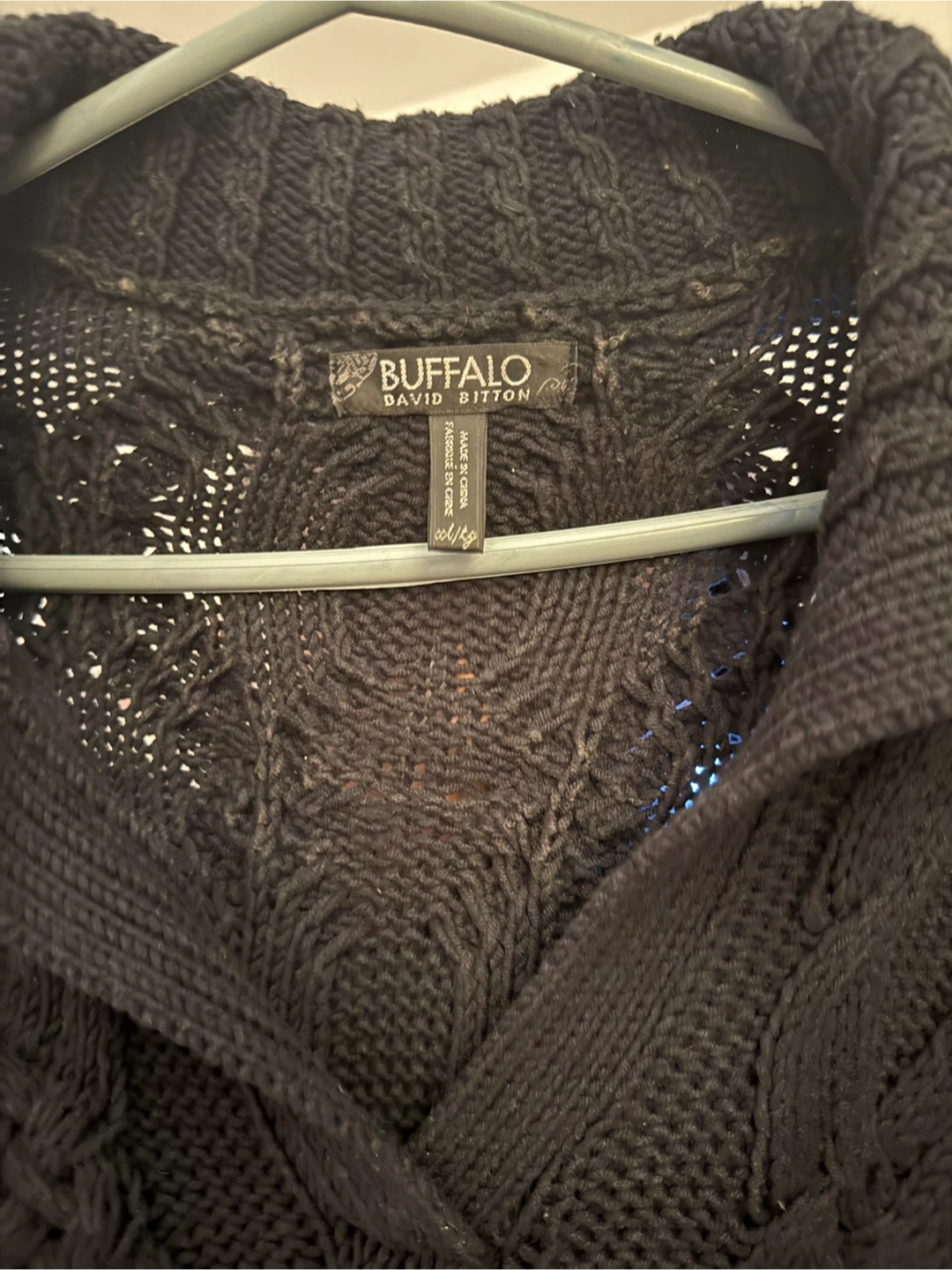 Buffalo David Bitton Black Sweater - Size XL