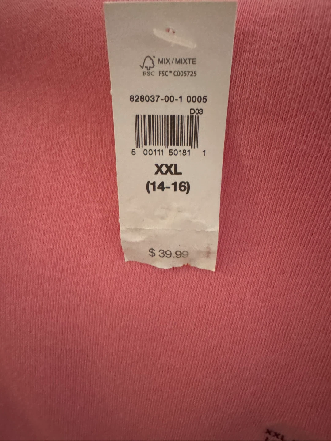 GAP Kids Pink Puff Sleeve Sweatshirt - XXL (14-16) - photo 2