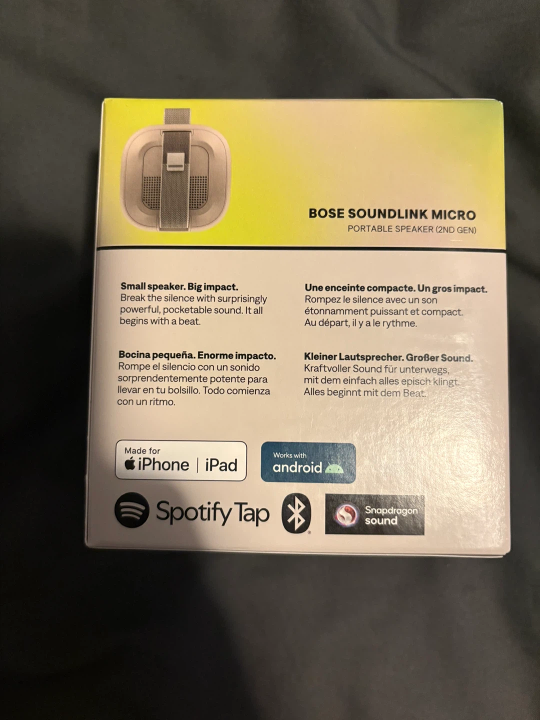 Bose SoundLink Micro Portable Speaker (2nd Gen) - New - photo 2