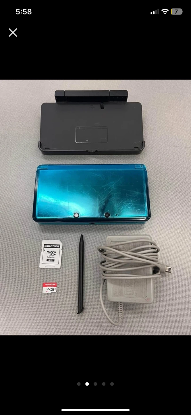 Nintendo 3DS - Modded - 60+ Games - photo 2