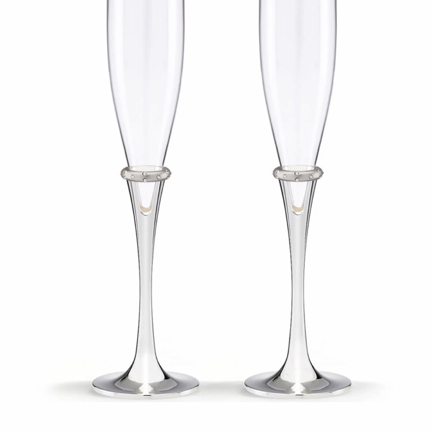 Lenox Devotion Flute Pair - Silverplate - photo 2