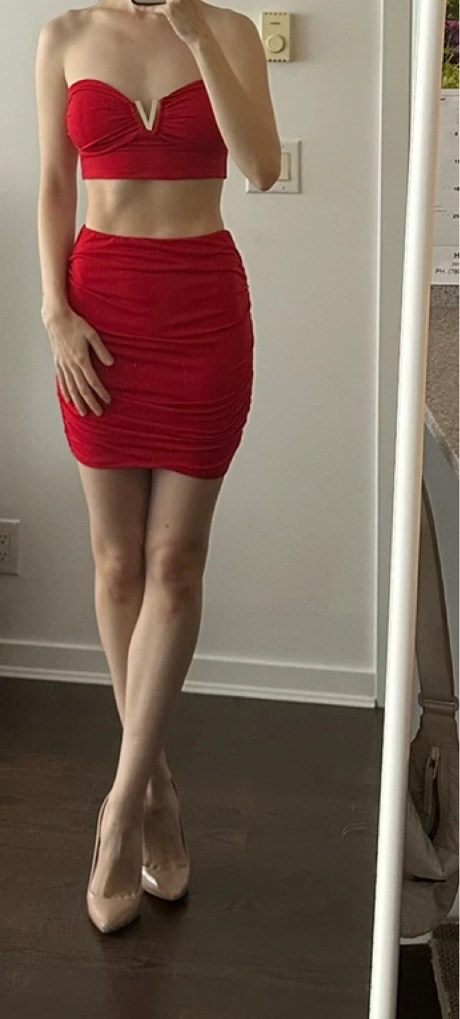 Red Two-Piece Set - photo 4