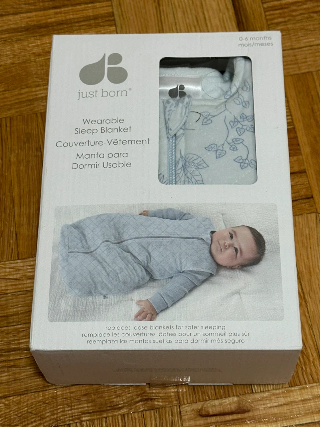 Just Born Wearable Sleep Blanket (0-6 months)