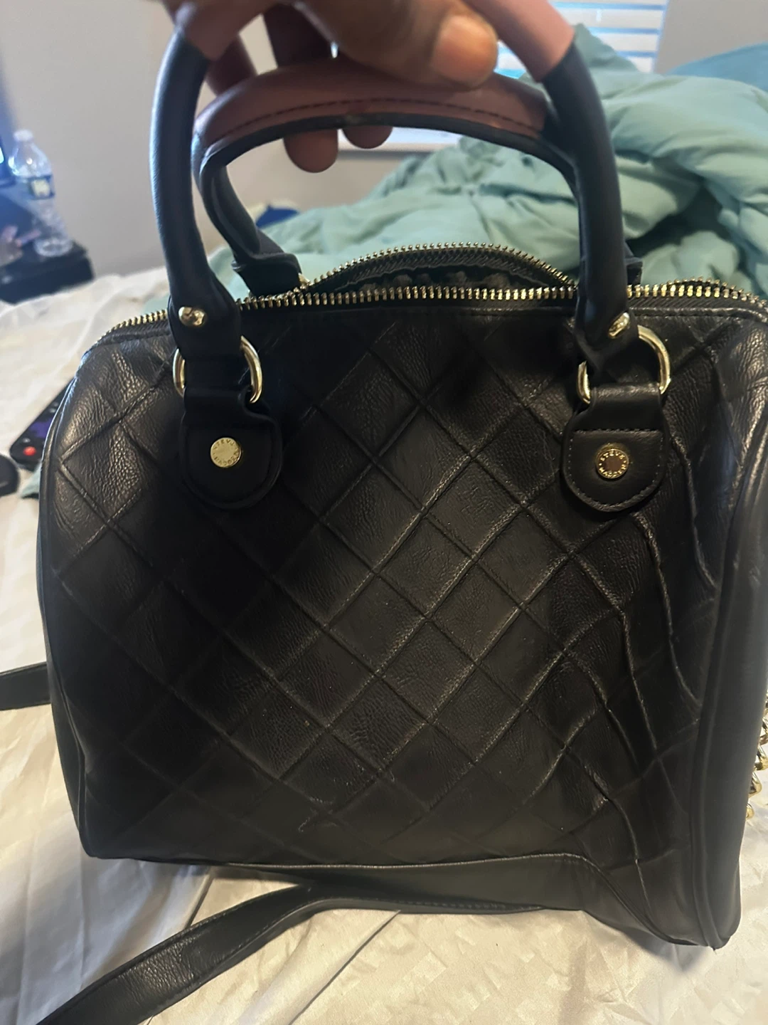 Steve Madden Black Quilted Satchel - photo 5