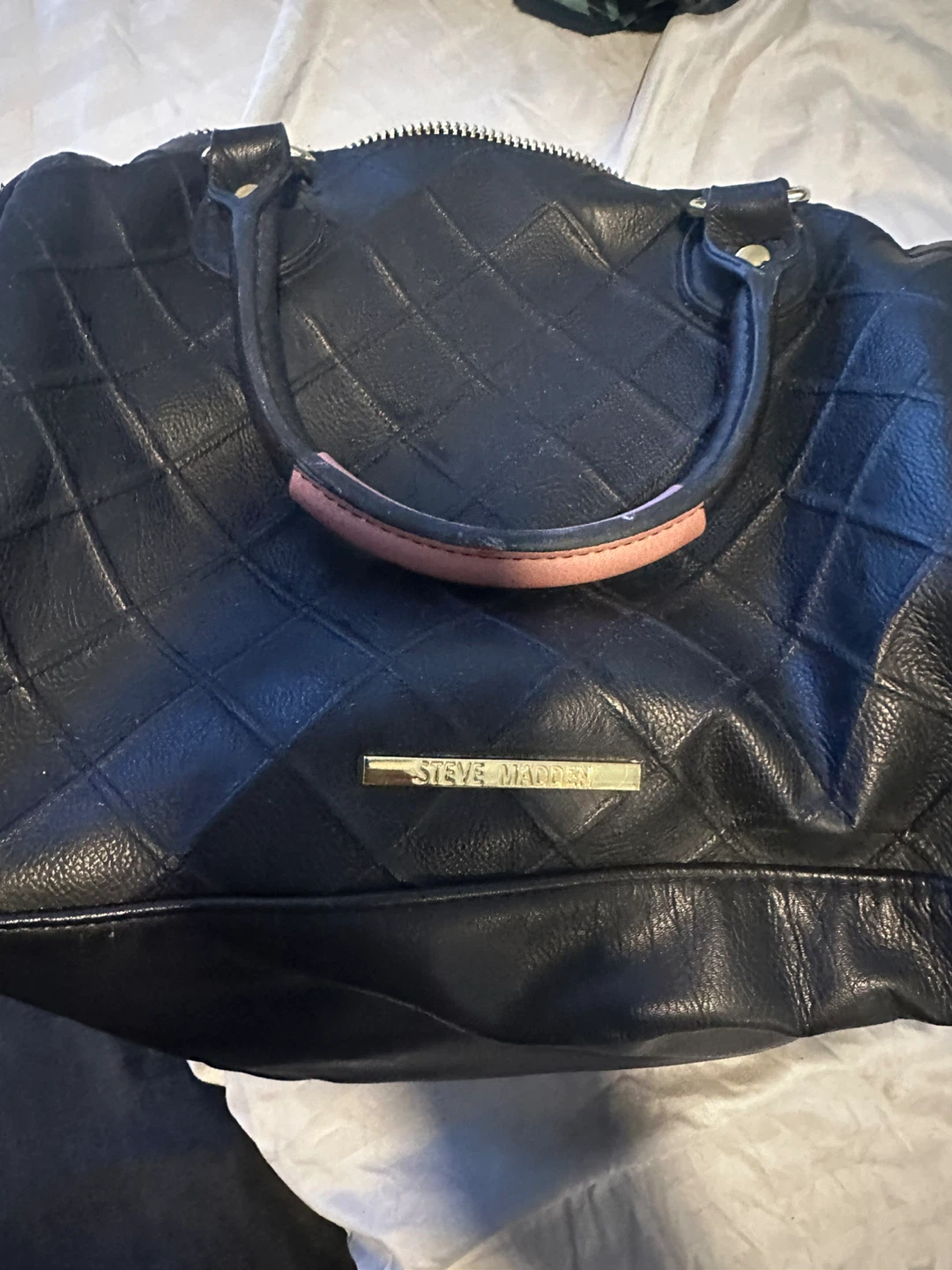 Steve Madden Black Quilted Satchel - photo 2