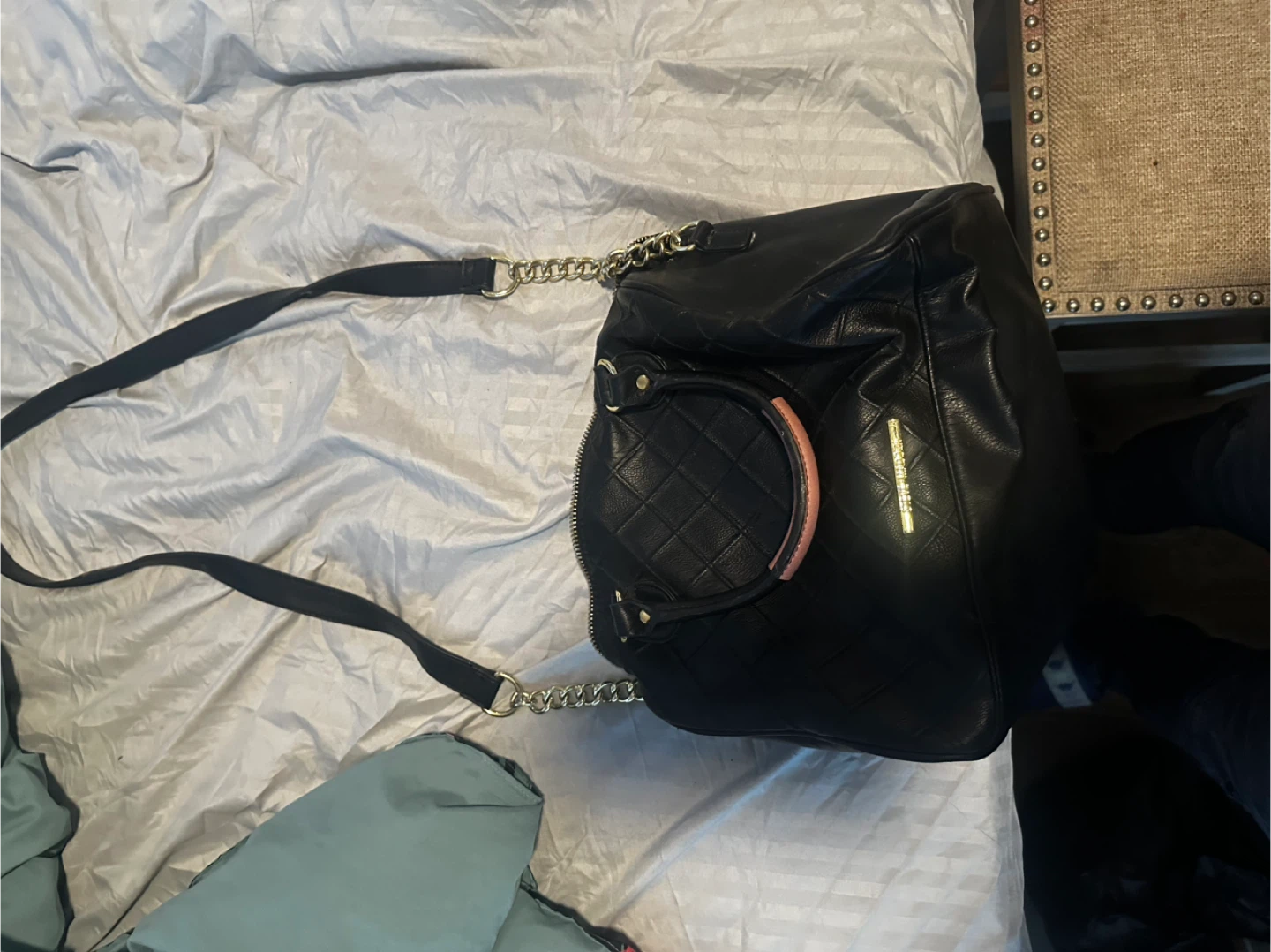 Steve Madden Black Quilted Satchel - photo 4