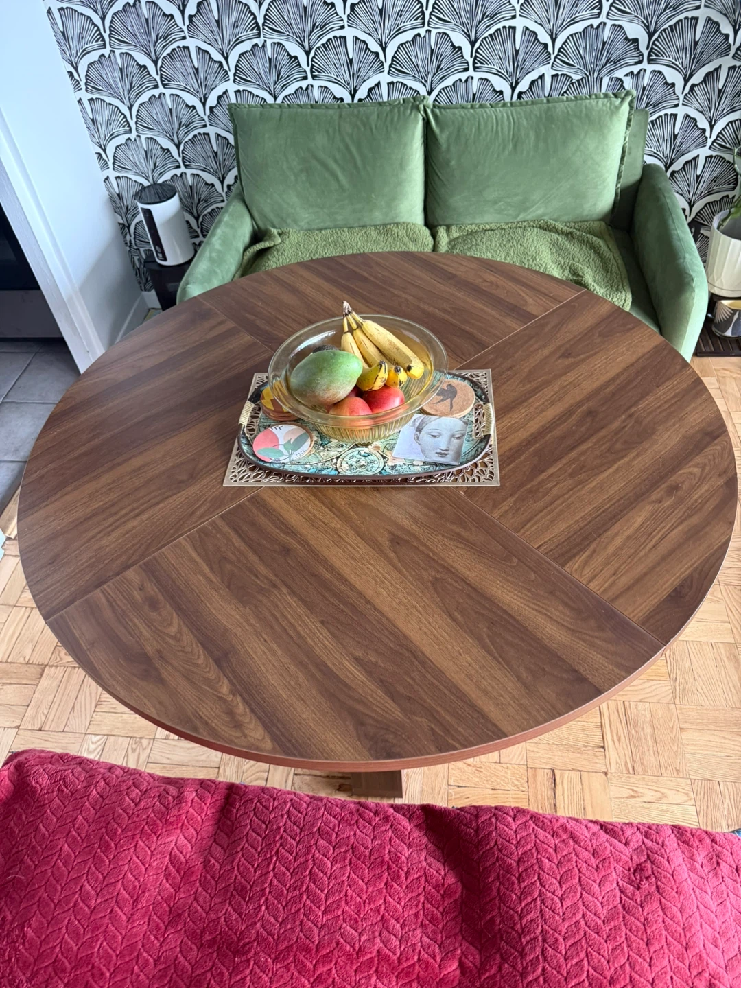 New Round Dining Table - Wood Finish - photo 2