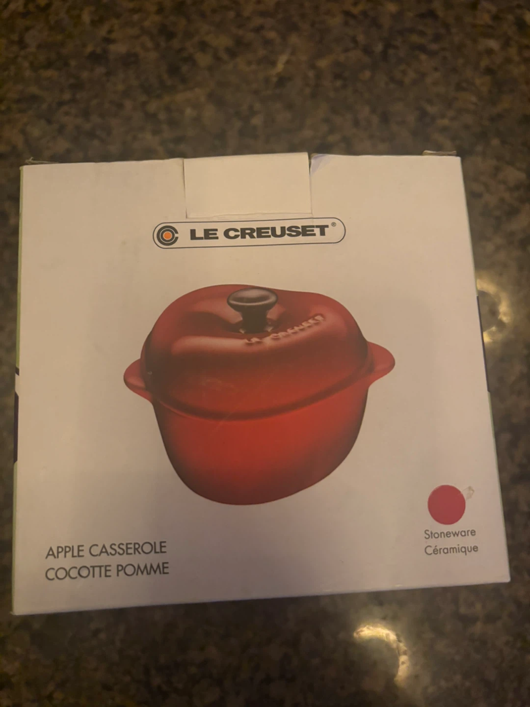 Le Creuset Apple Casserole Cocotte - Red Stoneware - photo 2