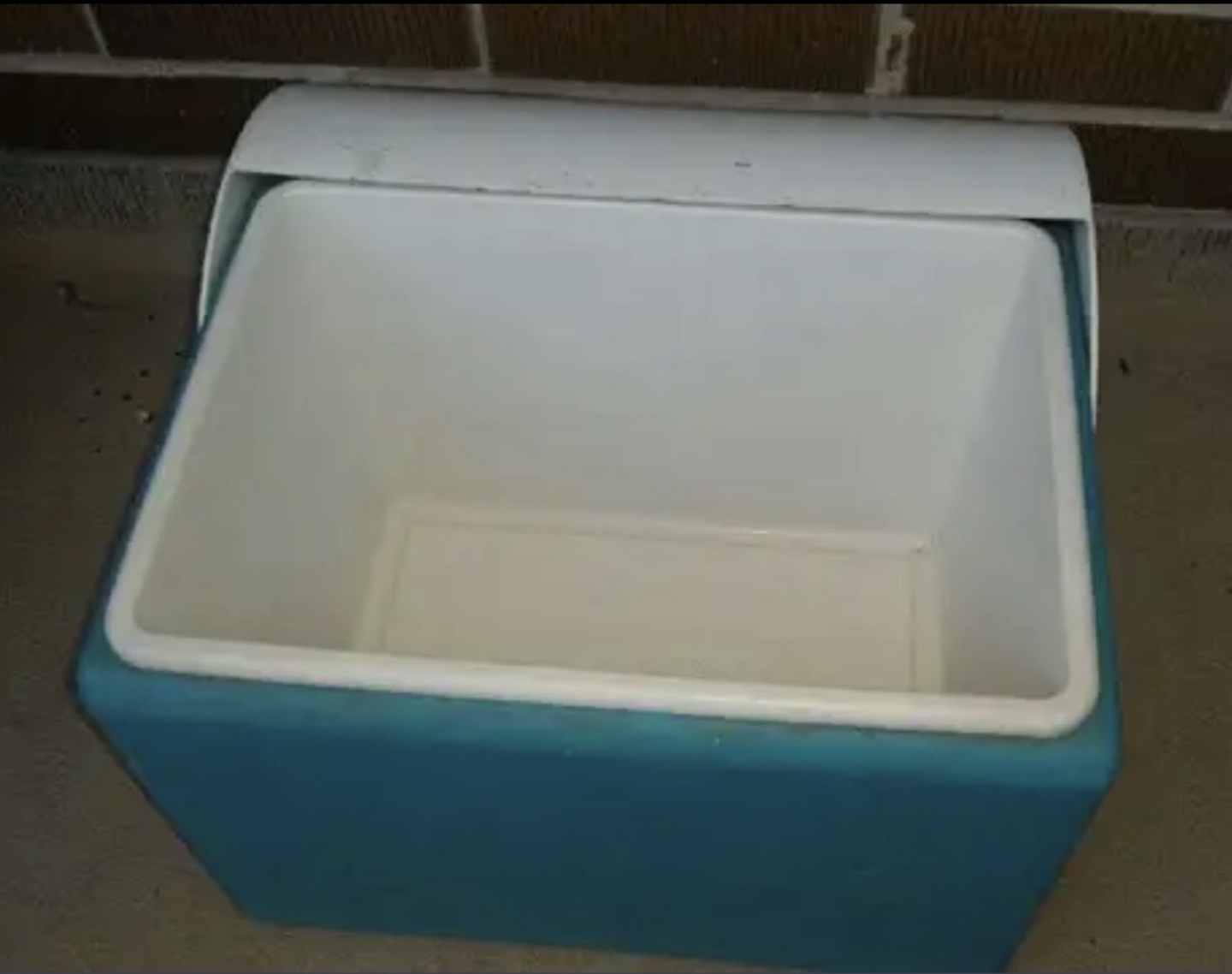 Vintage Blue & White Cooler - photo 5