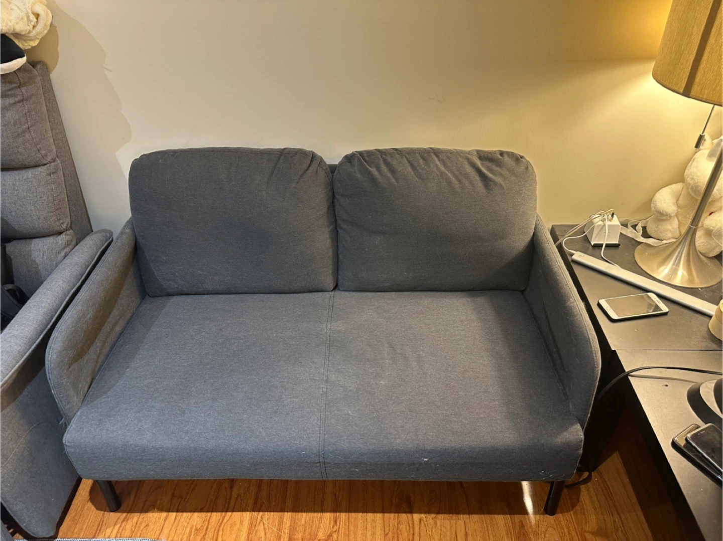 IKEA Grey Loveseat Sofa
