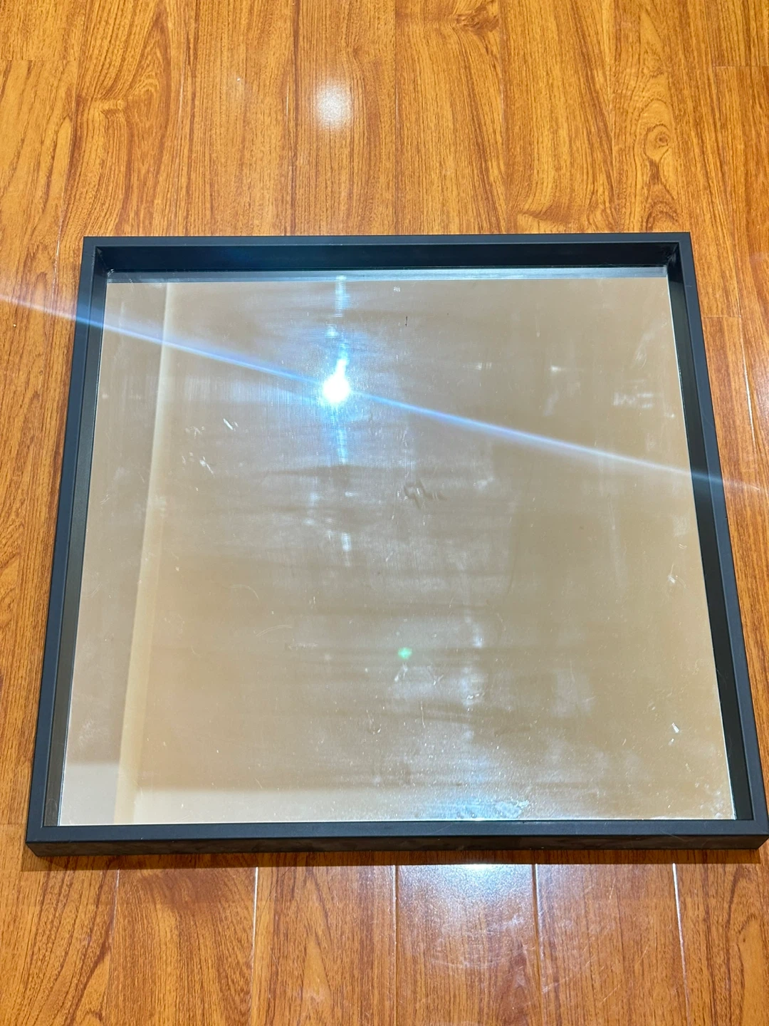 IKEA Nissedal Mirror - Black, 65x65cm