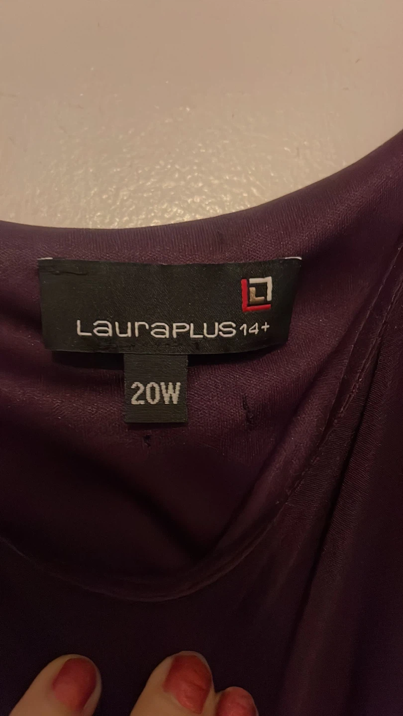 Laura Plus Dress, Size 20W, Purple - photo 4