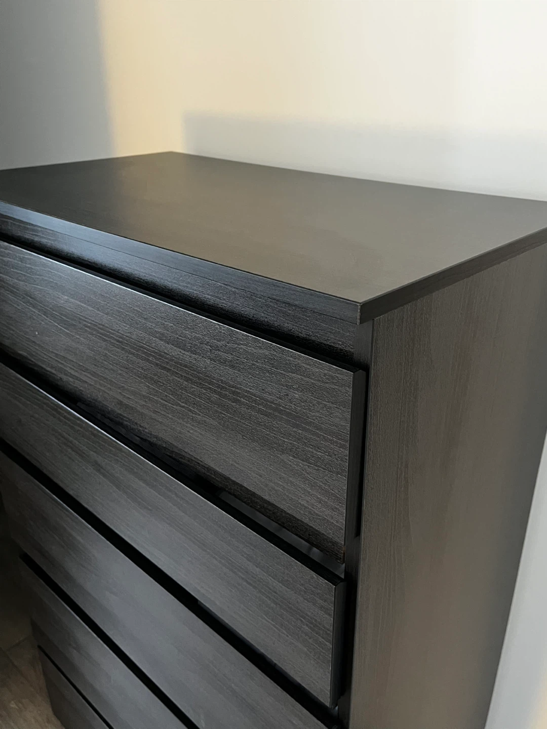 IKEA MALM 5-Drawer Dresser - Brown/Black - photo 4