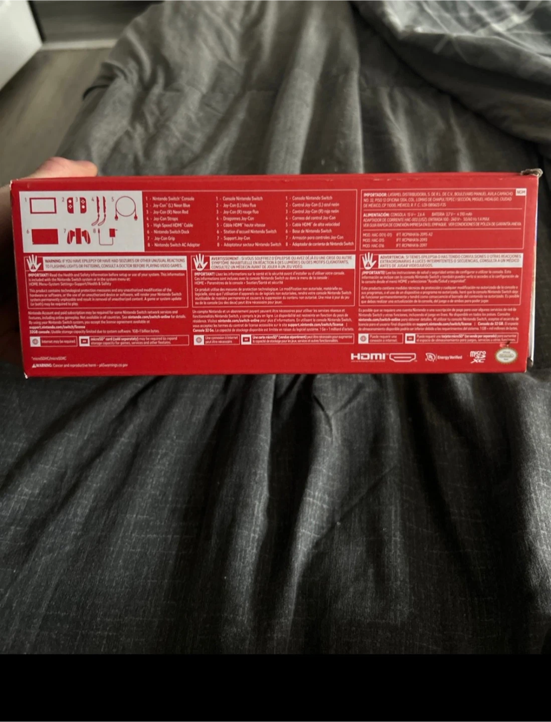 Nintendo Switch Console w/ Joy-Cons, Box Included - photo 3