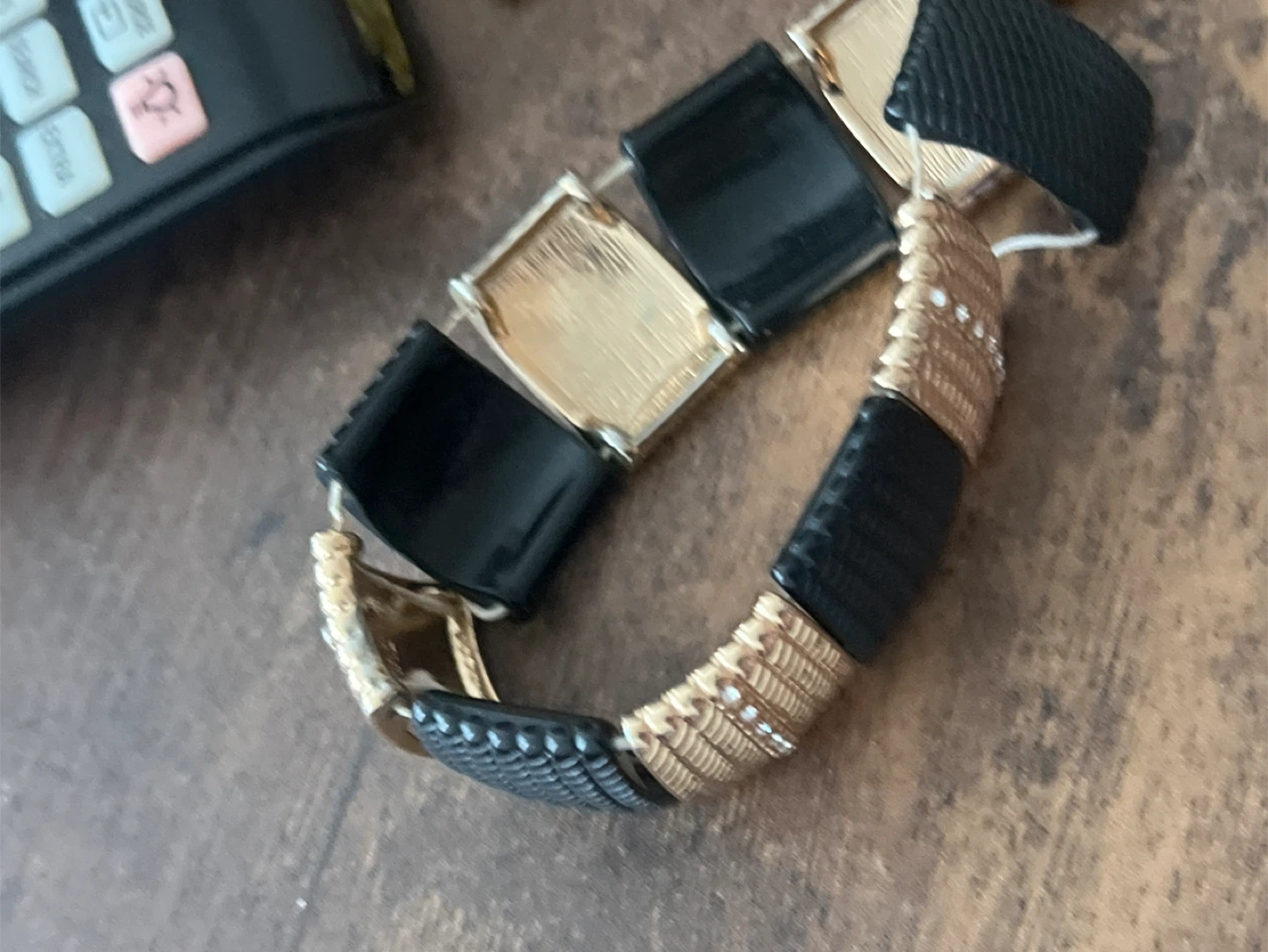 Black & Gold Tone Bracelet - photo 2