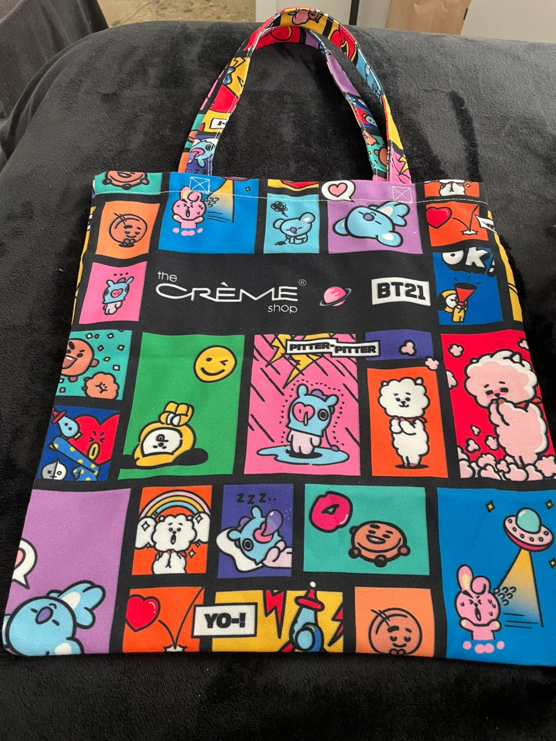 The Crème Shop X BT21 Multi Colored Tote Bag - photo 3