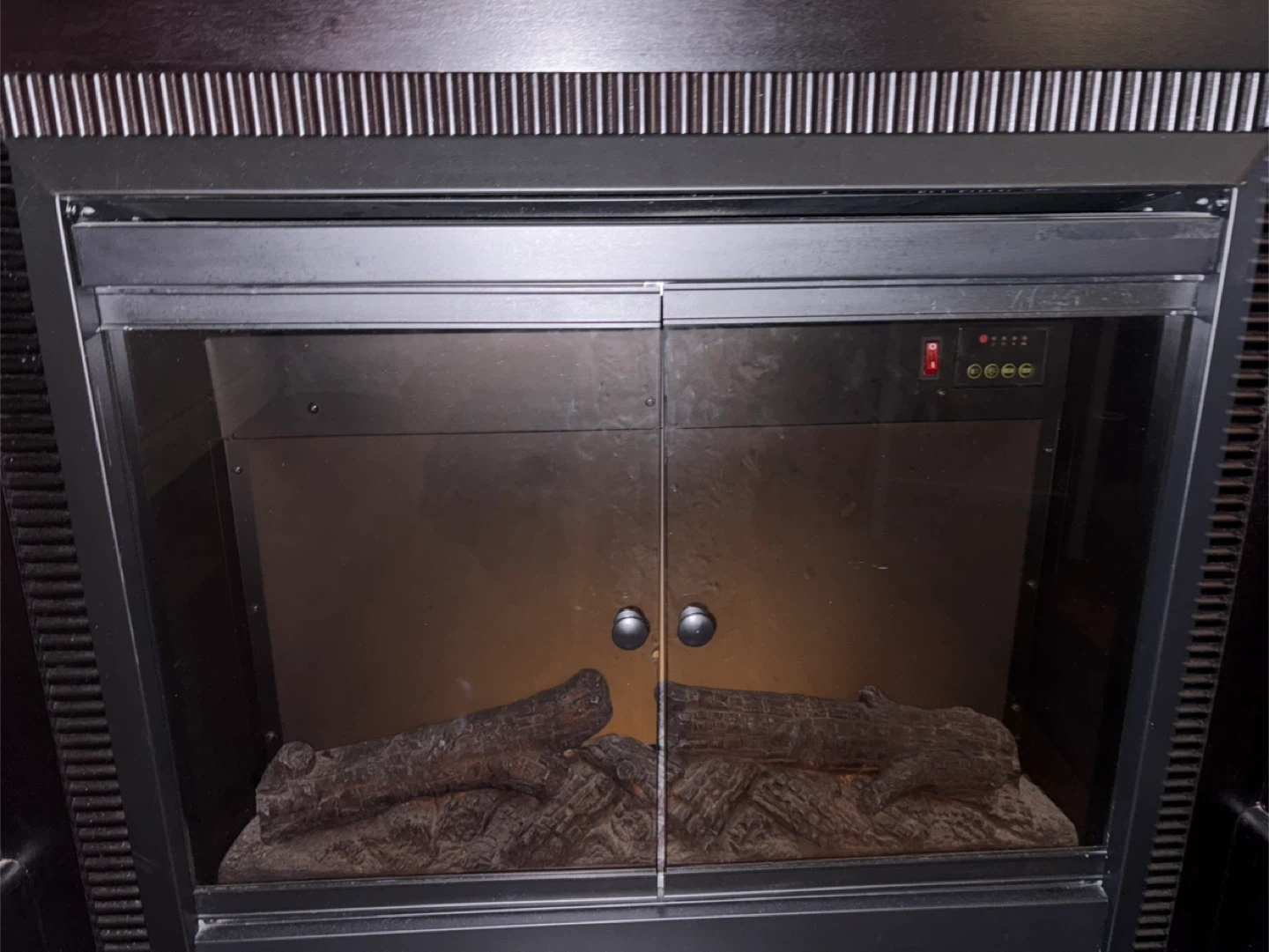 Electric Fireplace - Black - photo 3