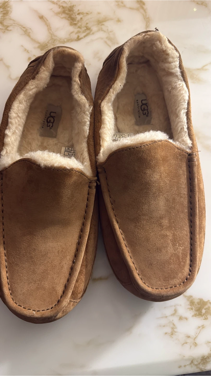 UGG Men's Ascot Suede Slippers, Size 12 - photo 4