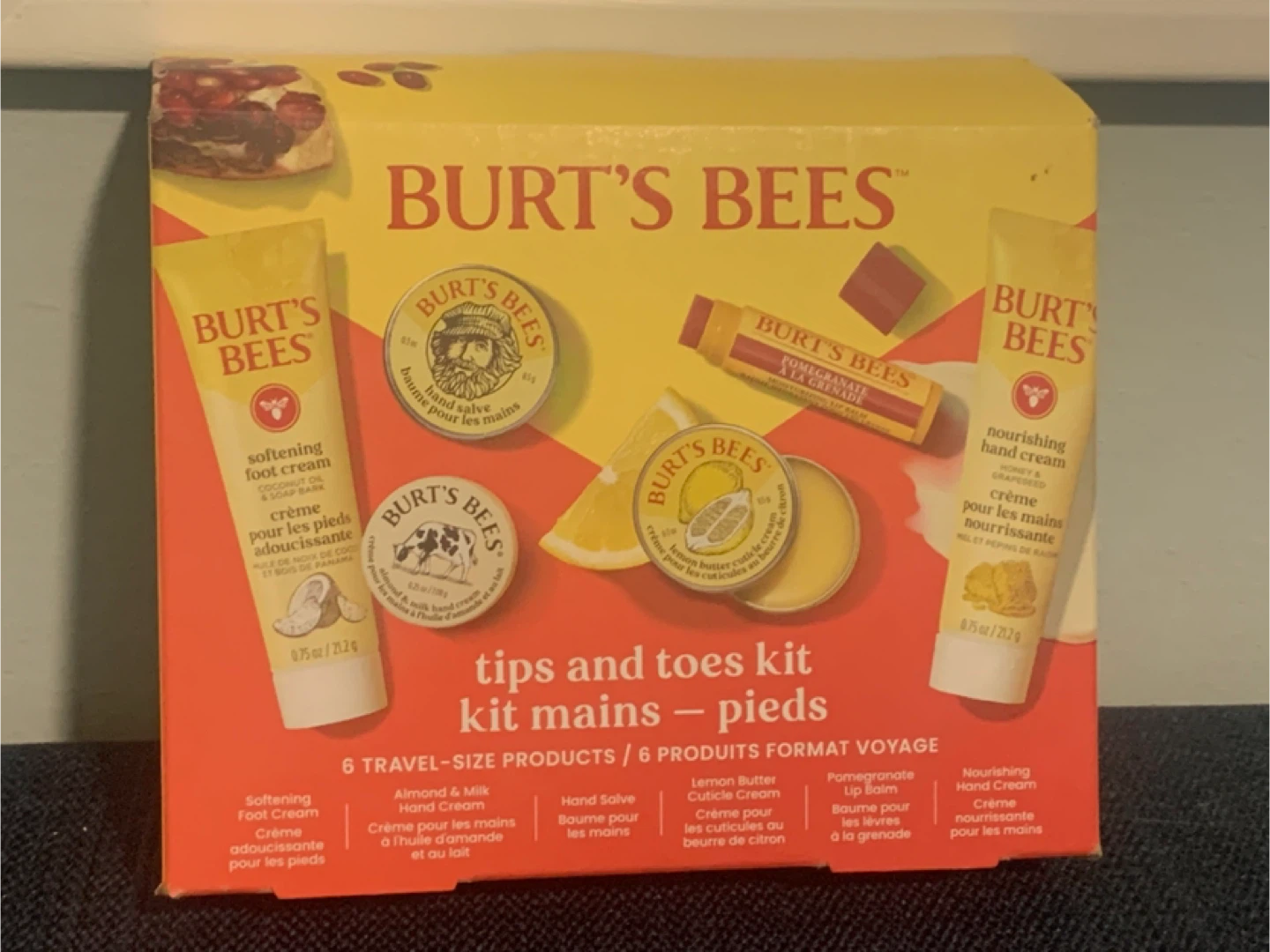 Burt's Bees Tips and Toes Kit - 6 Travel Sizes