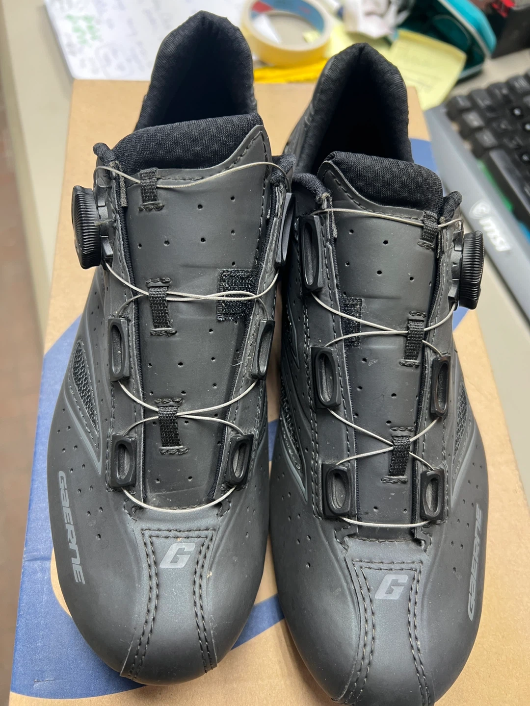 Gaerne Carbon G.TORNAO ESSENTIAL BLACK Road Bike Shoes- Size 40D - photo 3