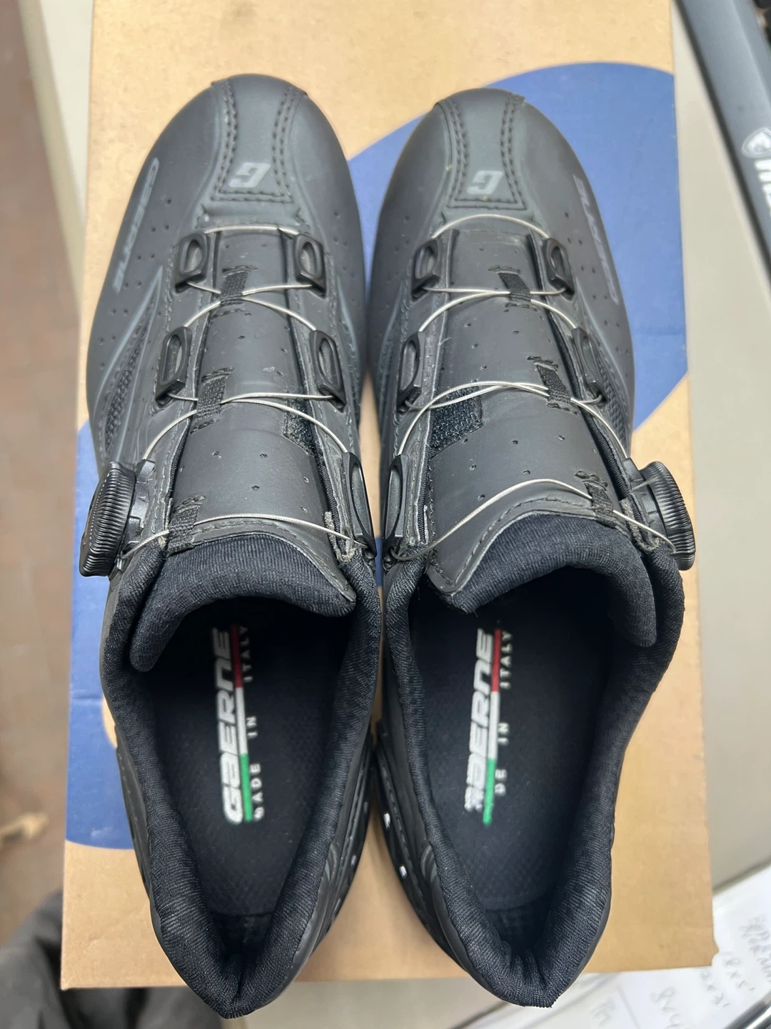 Gaerne Carbon G.TORNAO ESSENTIAL BLACK Road Bike Shoes- Size 40D - photo 2