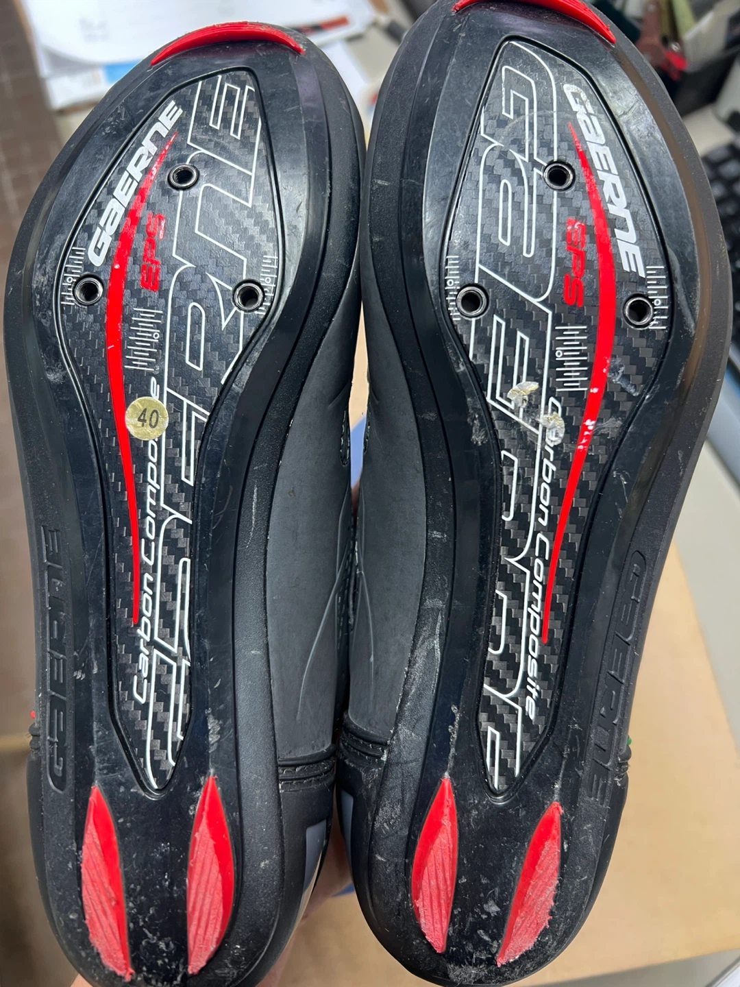 Gaerne Carbon G.TORNAO ESSENTIAL BLACK Road Bike Shoes- Size 40D - photo 4