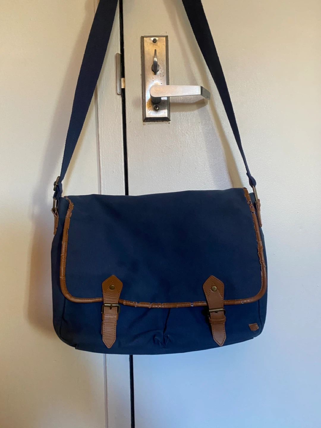 Blue Messenger Bag