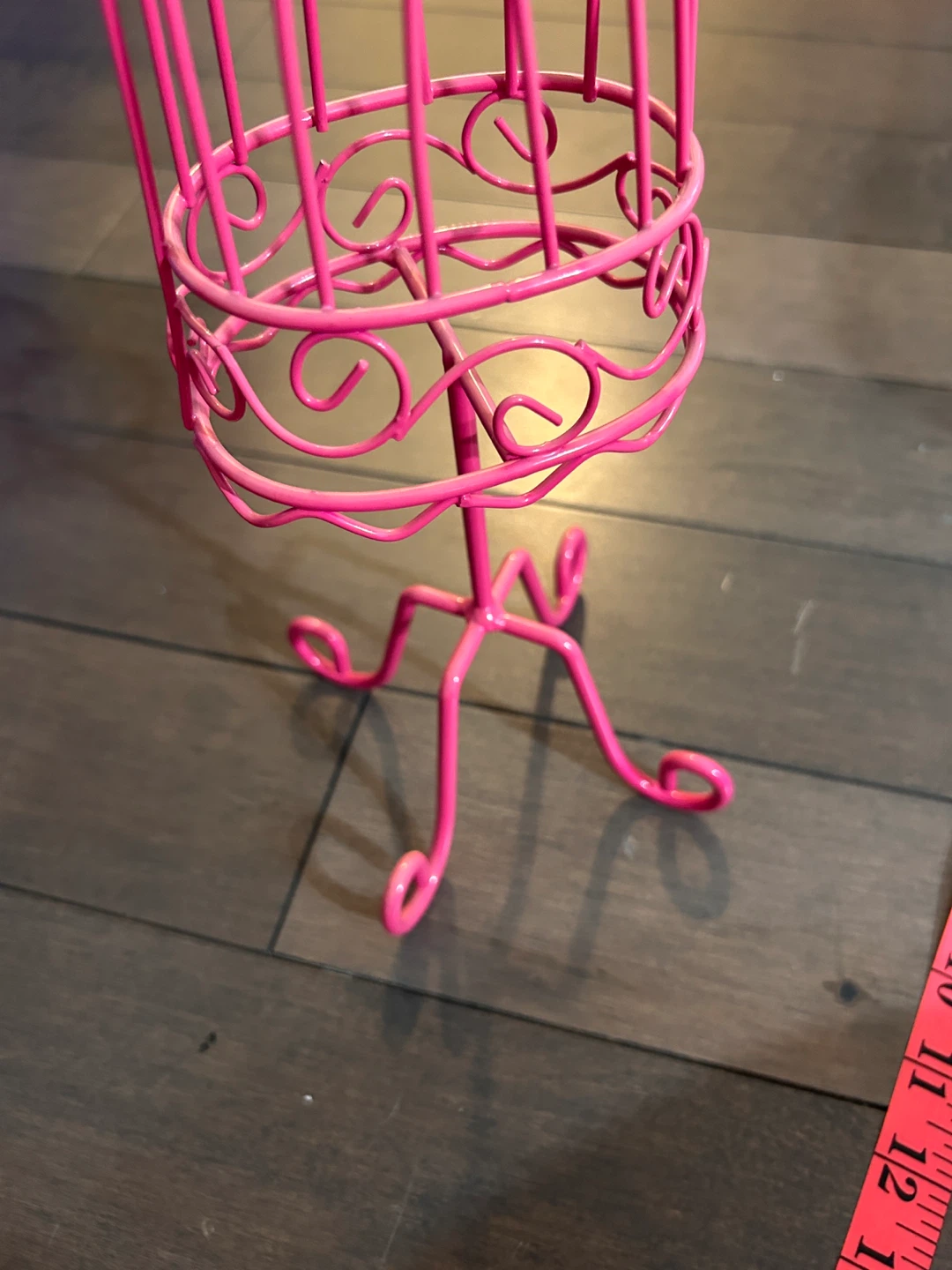 Pink Metal Dress Form Jewelry Holder - photo 2