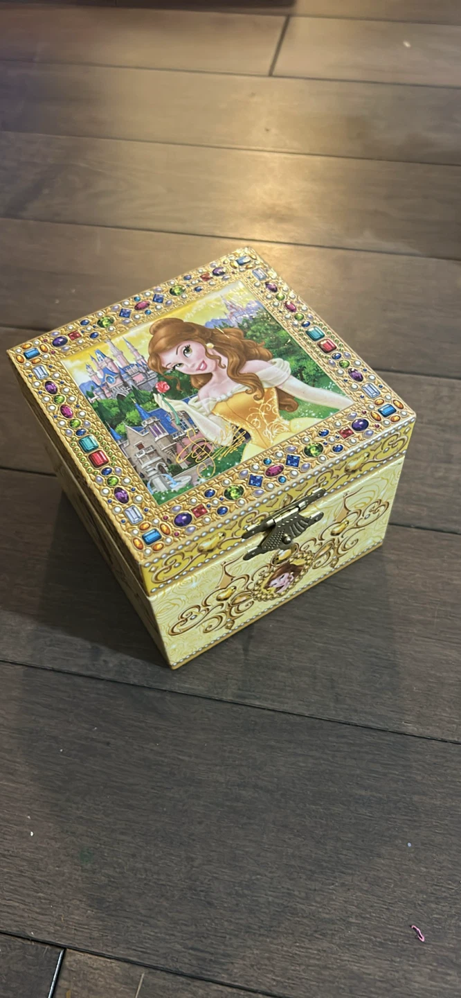 Disney Belle Musical Jewelry Box