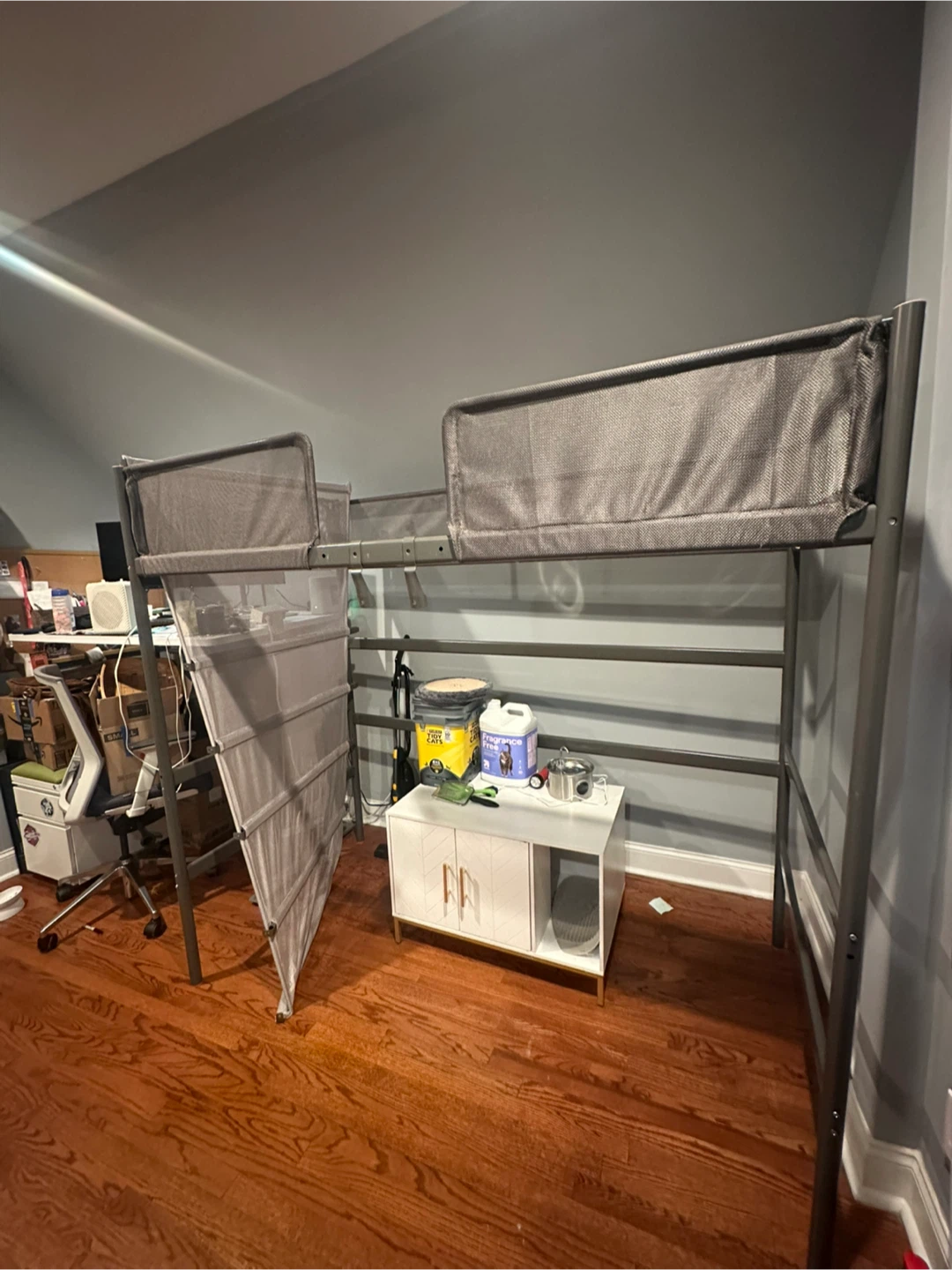 IKEA Loft Bed Frame with Desk - photo 2