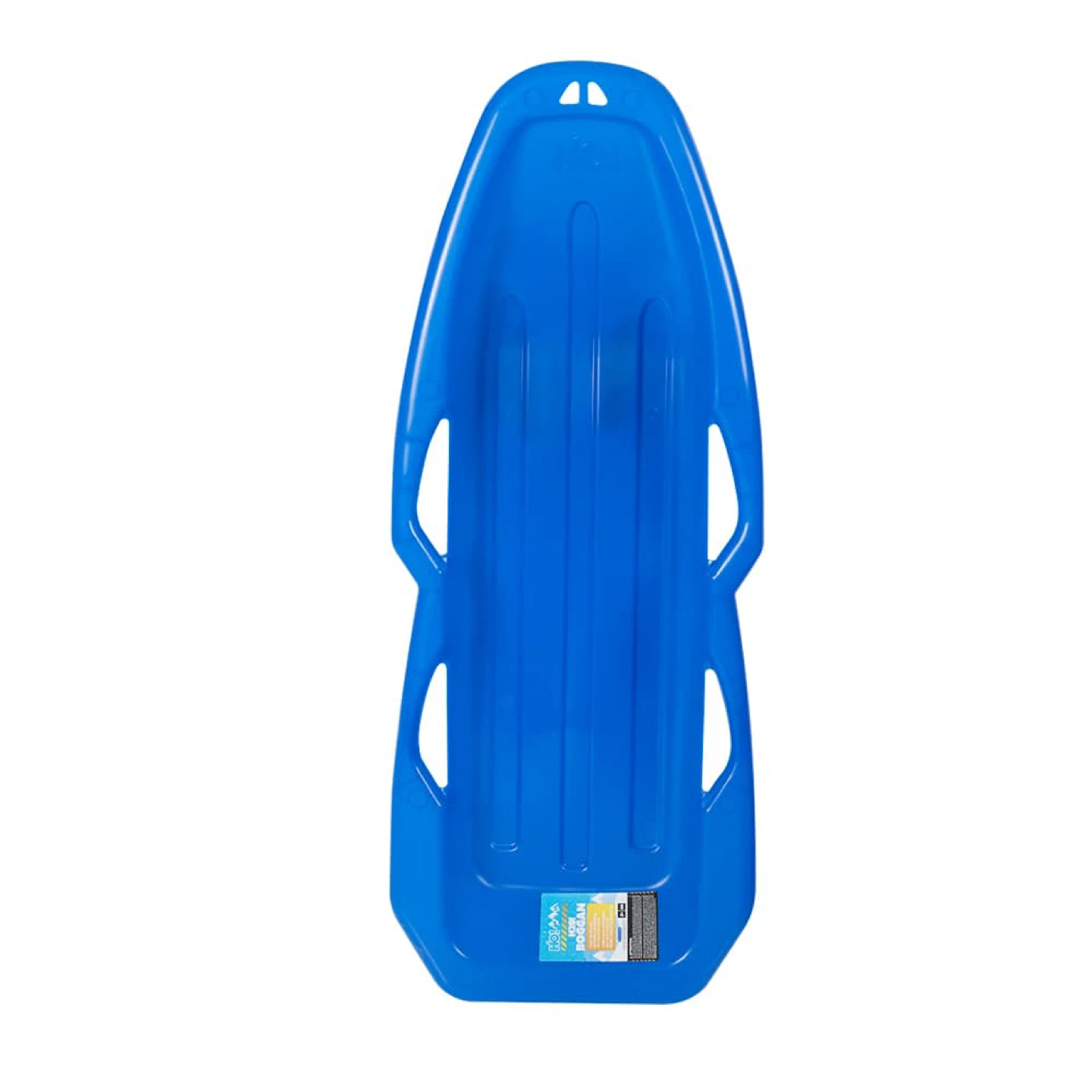 Blue Plastic Toboggan Sled - photo 3