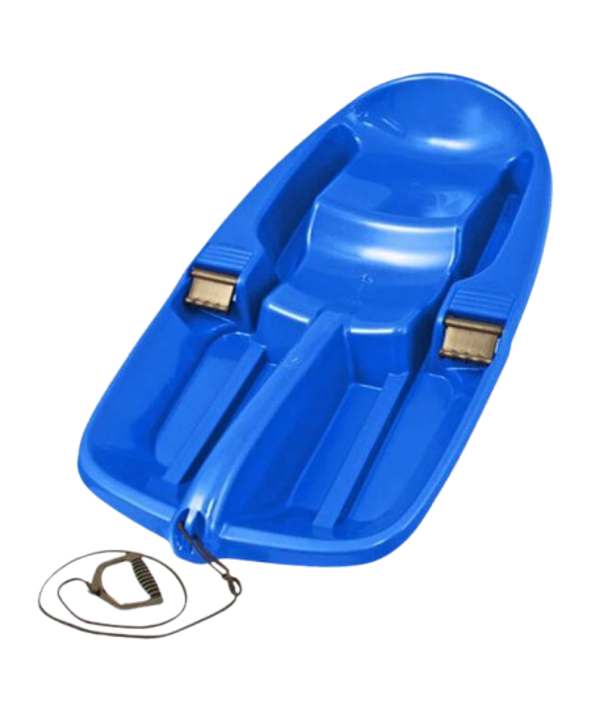 Blue Plastic Toboggan Sled - photo 5