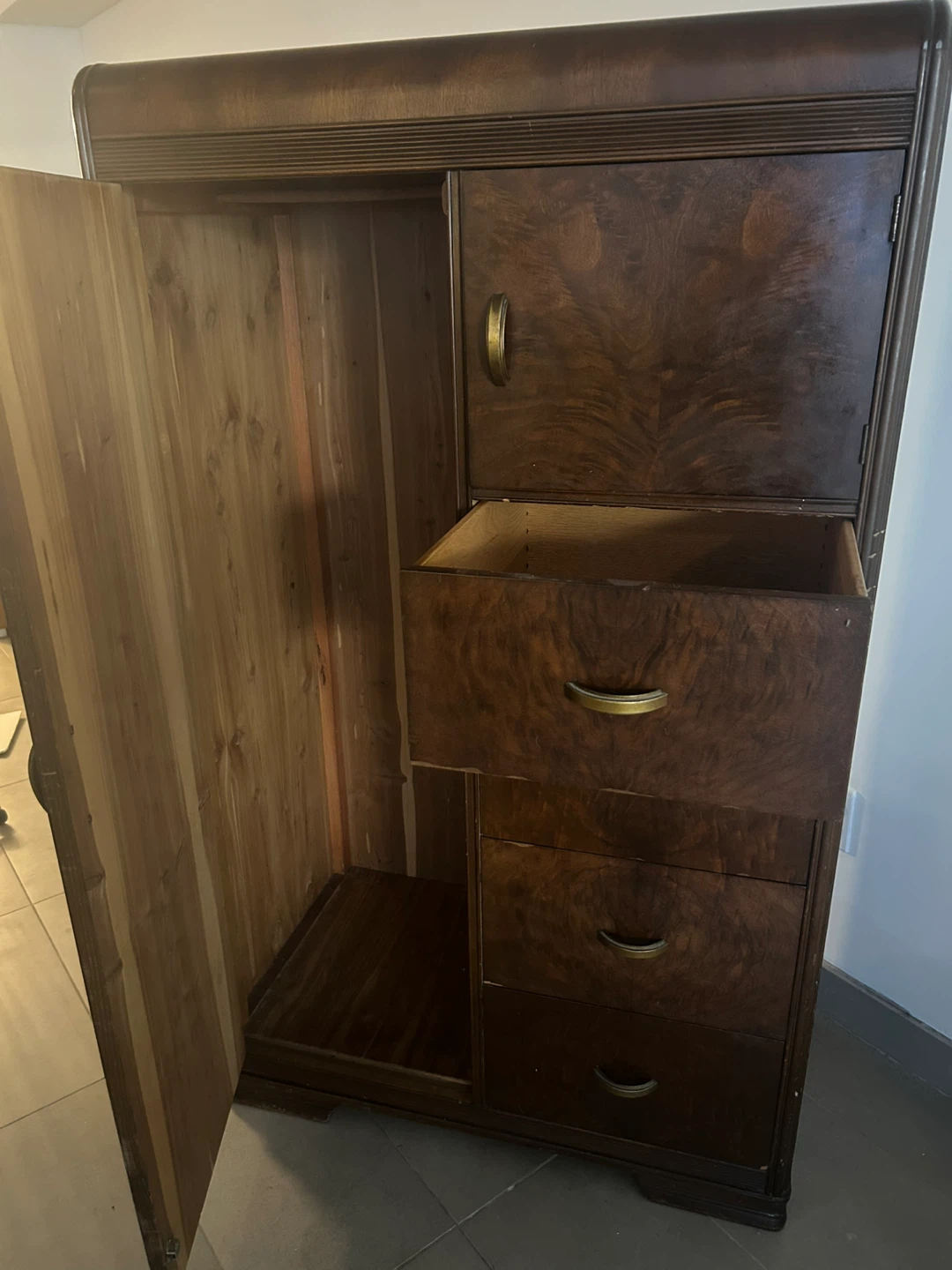 Antique Wooden Armoire - photo 3