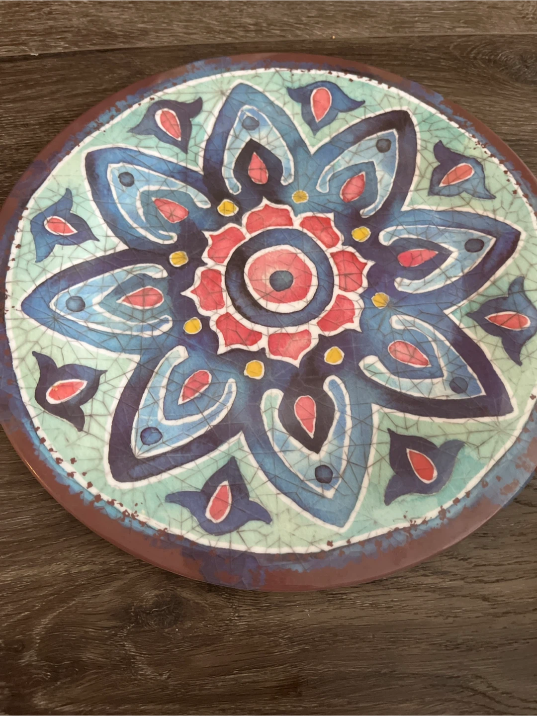Decorative Plate - Floral Design 🥕