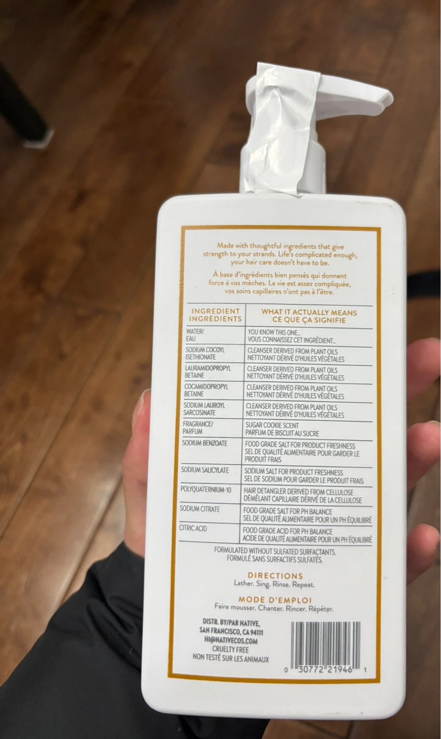 NEW Native Sugar Cookie Shampoo, 487 mL - photo 2