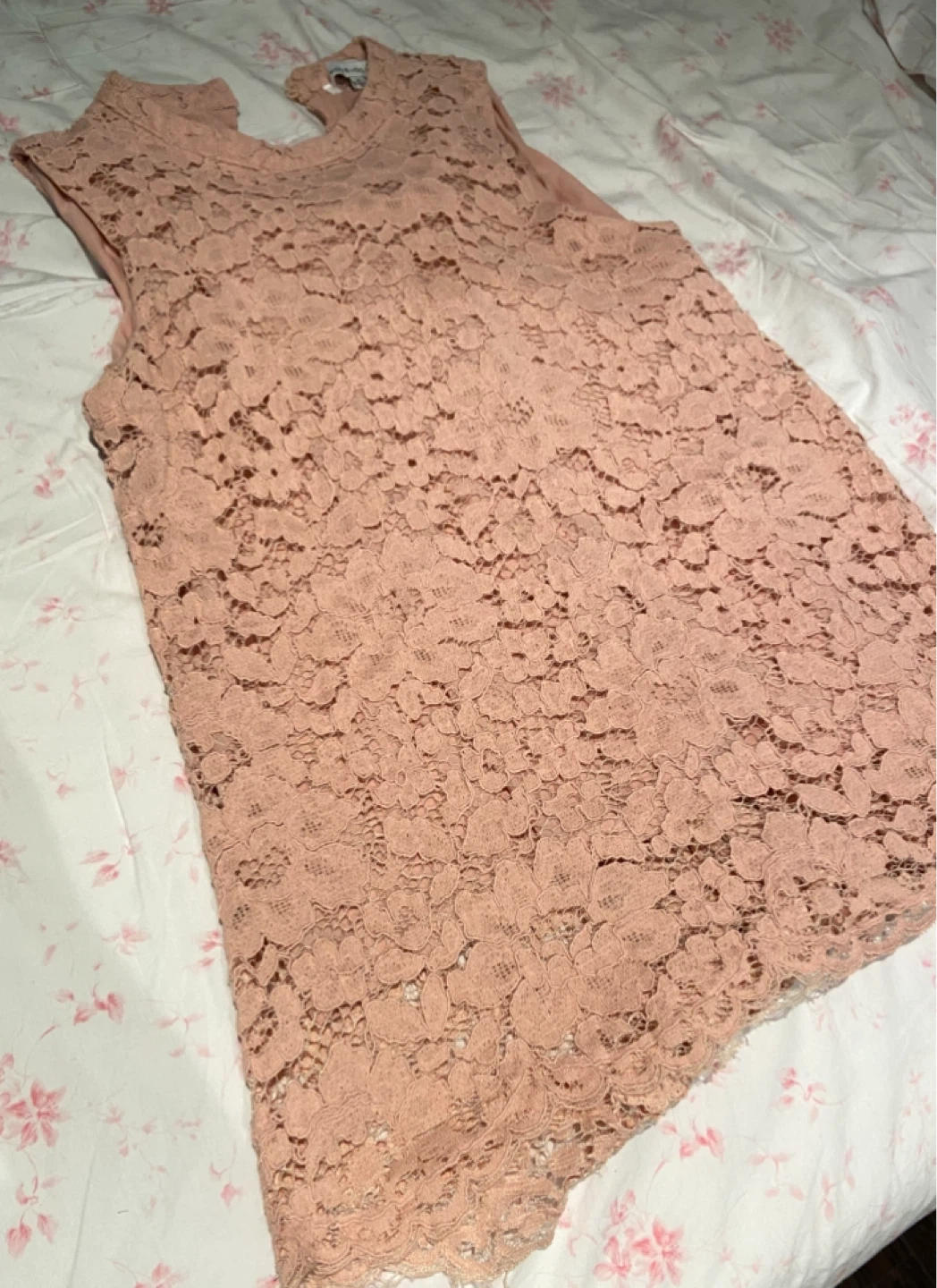 Pink Lace Top
