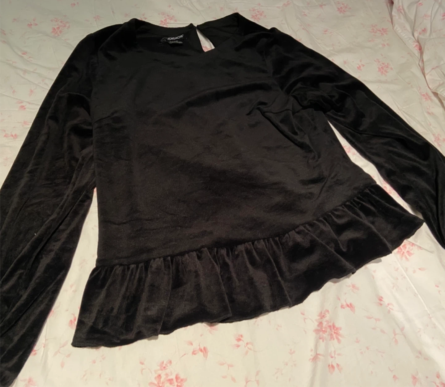 Black Velvet Top