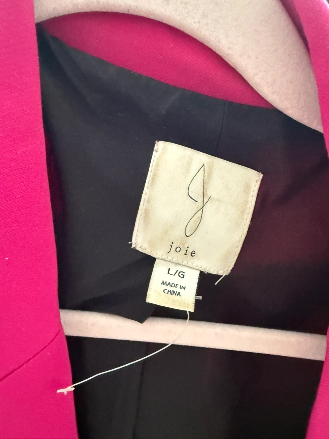 Joie Pink Blazer, Size L - photo 2