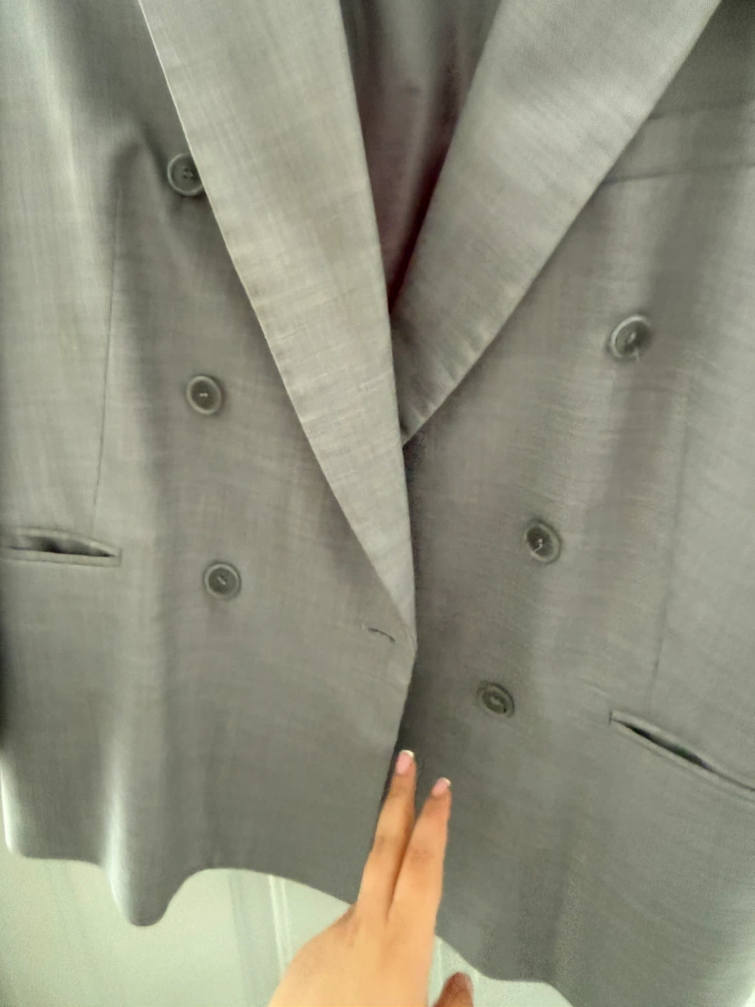 H&M Grey Blazer - Size L - photo 3