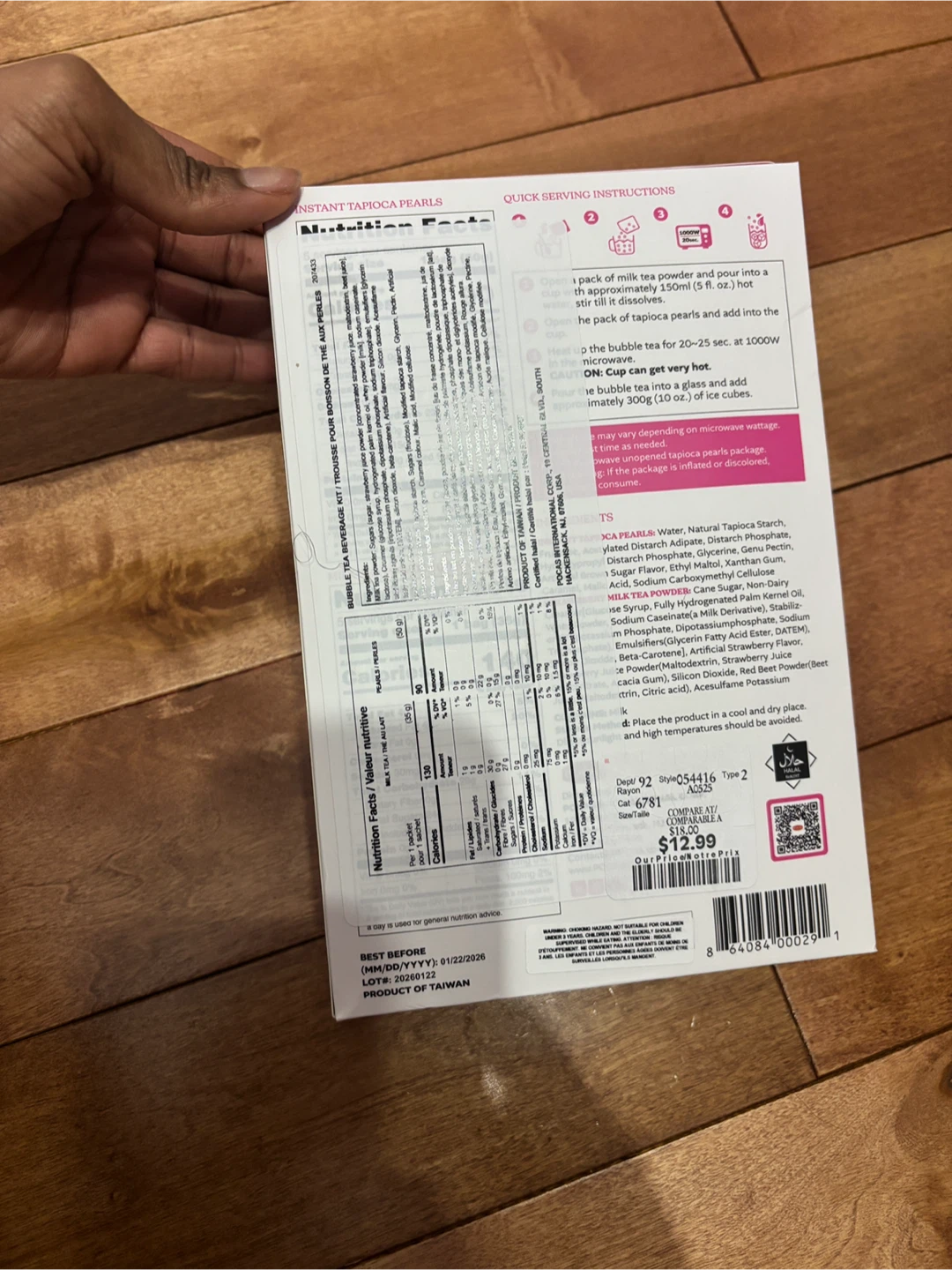 Instant Bubble Tea Kit - Strawberry - photo 3