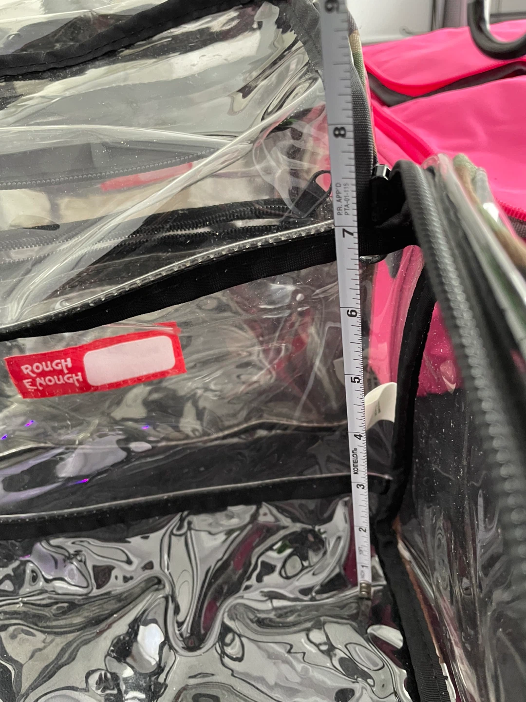 Rough Enough Large Clear Zipper Bag - photo 3