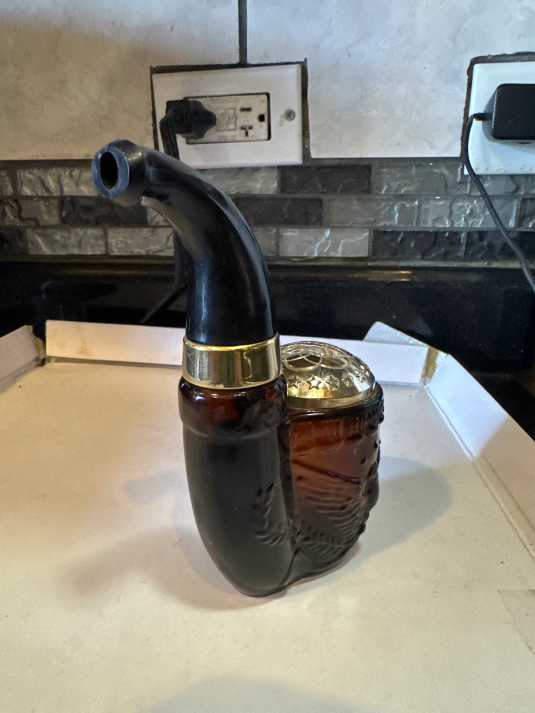 Vintage full Avon cologne, Eagle pipe - photo 4