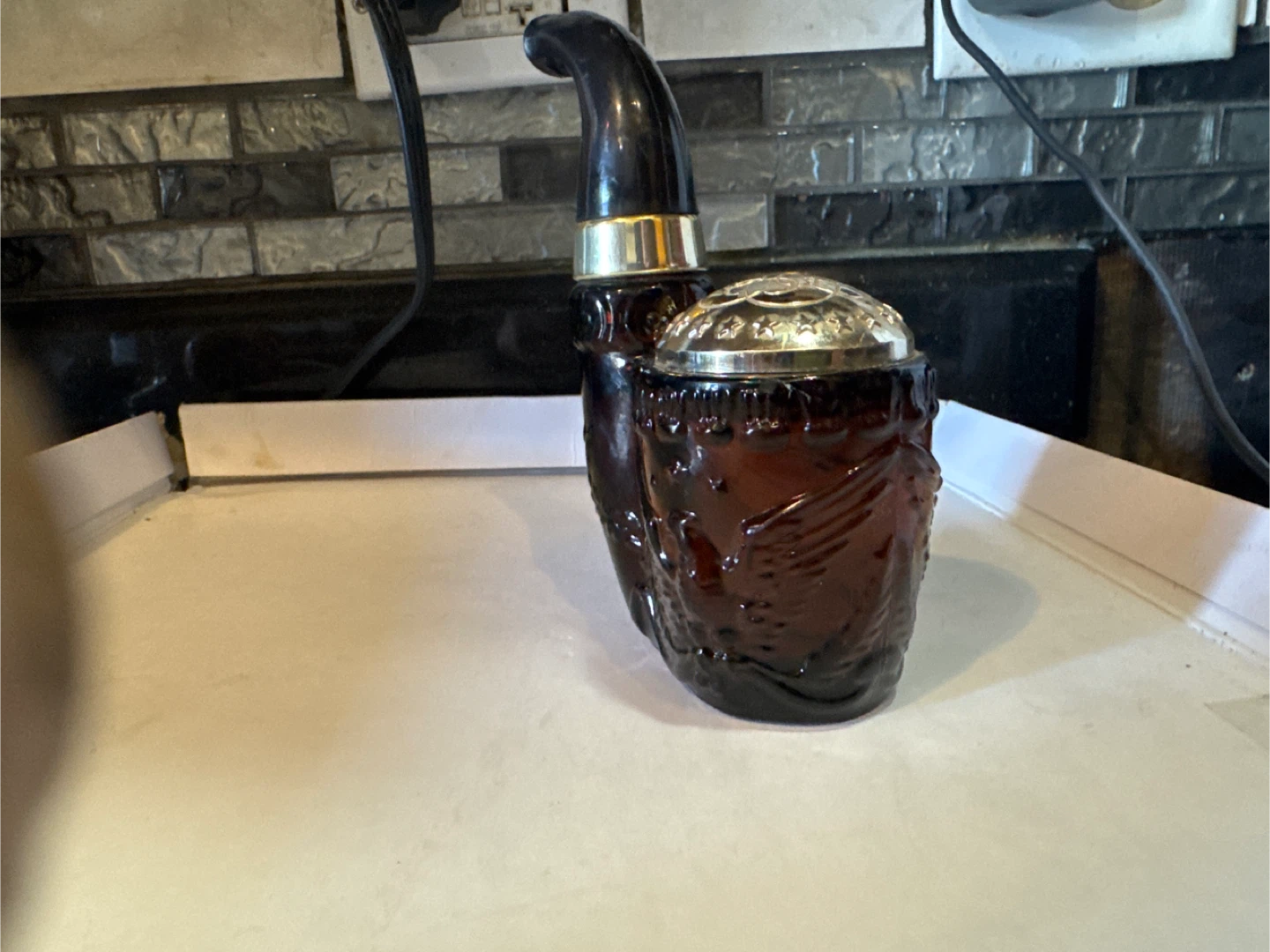 Vintage full Avon cologne, Eagle pipe - photo 2