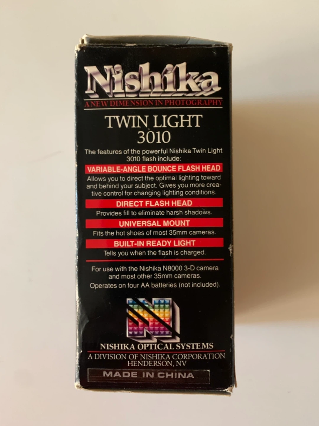 Nishika Twin Light 3010 Variable-Angle Electronic Flash - photo 2