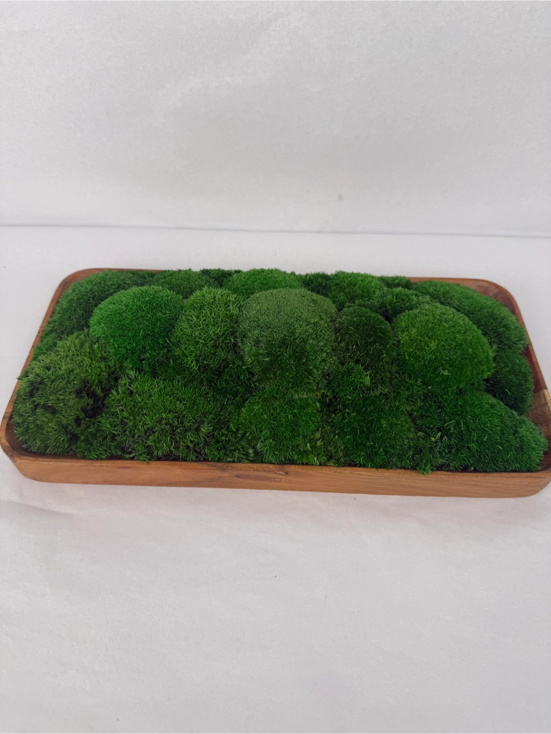 Moss Wall Art in Wood Tray Centrepiece - photo 5