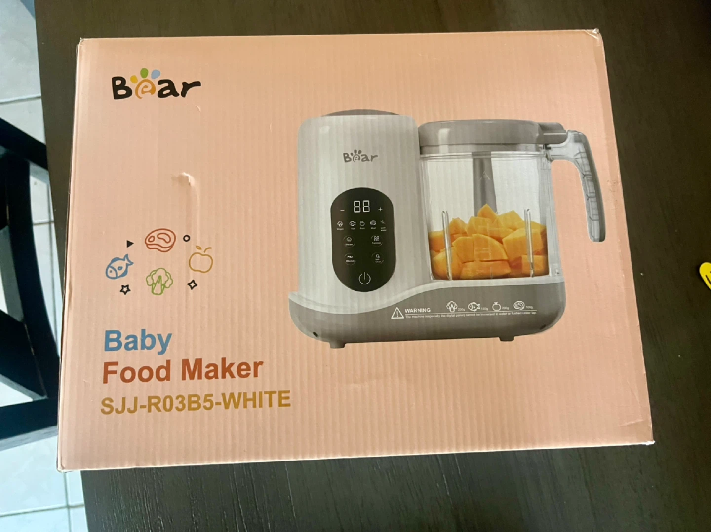 Bear Baby Food Maker SJJ-R03B5-WHITE - photo 2