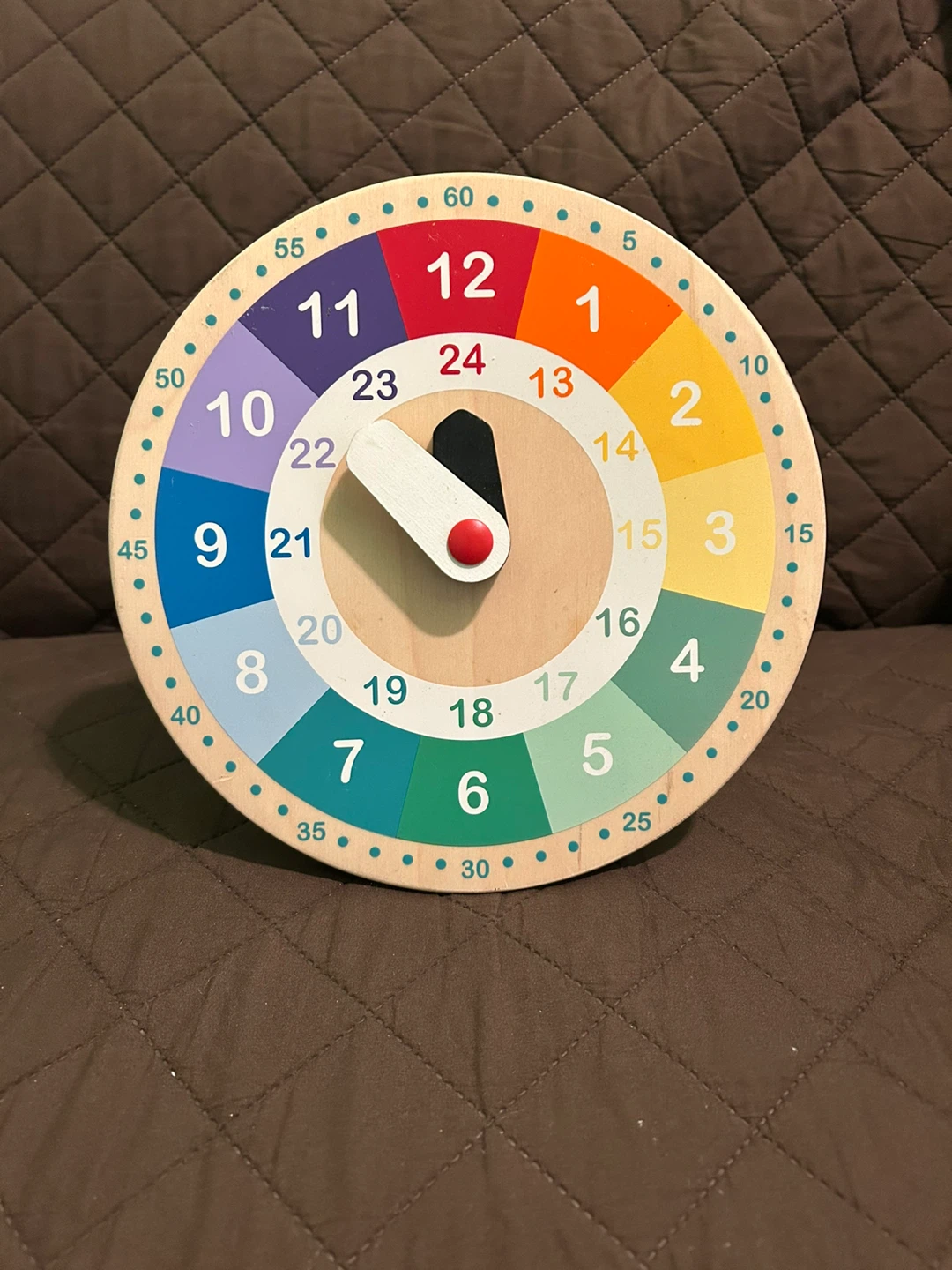IKEA UNDERHALLA Educational Wooden Clock